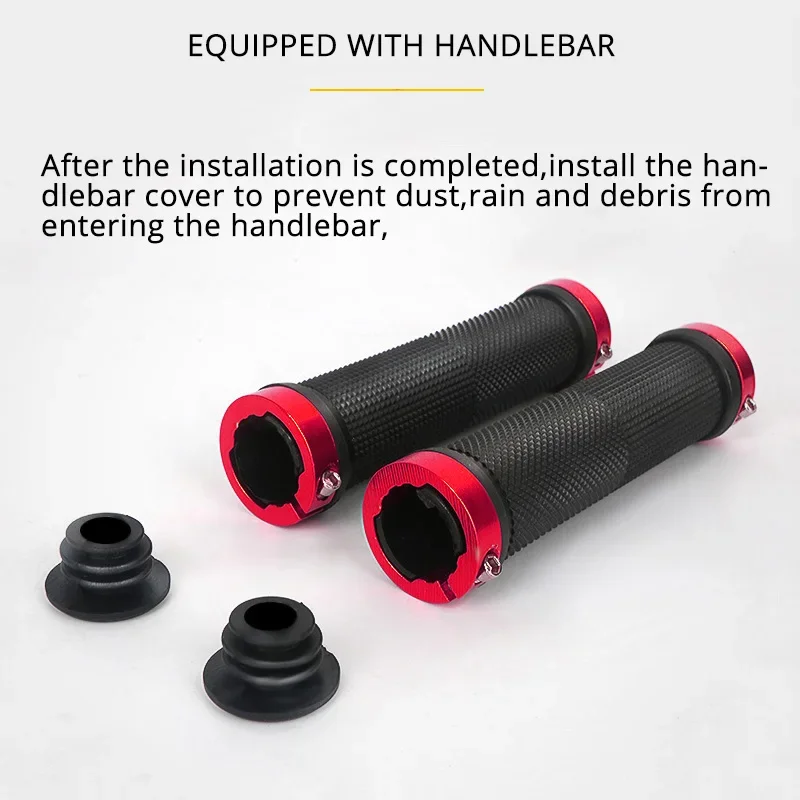 2PCS Lock on Bicycle Grips Rub - Mtb Grip Lock On ulasan dan harga