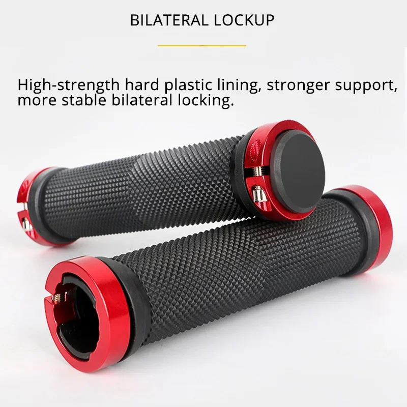 2PCS Lock on Bicycle Grips Rub - Mtb Grip Lock On ulasan dan harga
