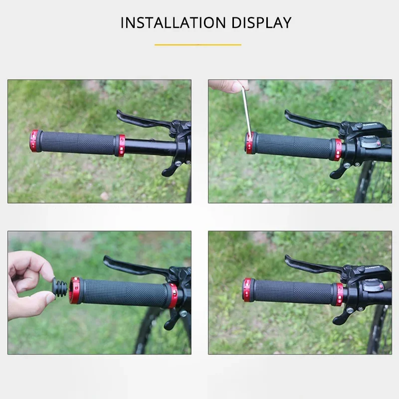 2PCS Lock on Bicycle Grips Rub - Mtb Grip Lock On ulasan dan harga