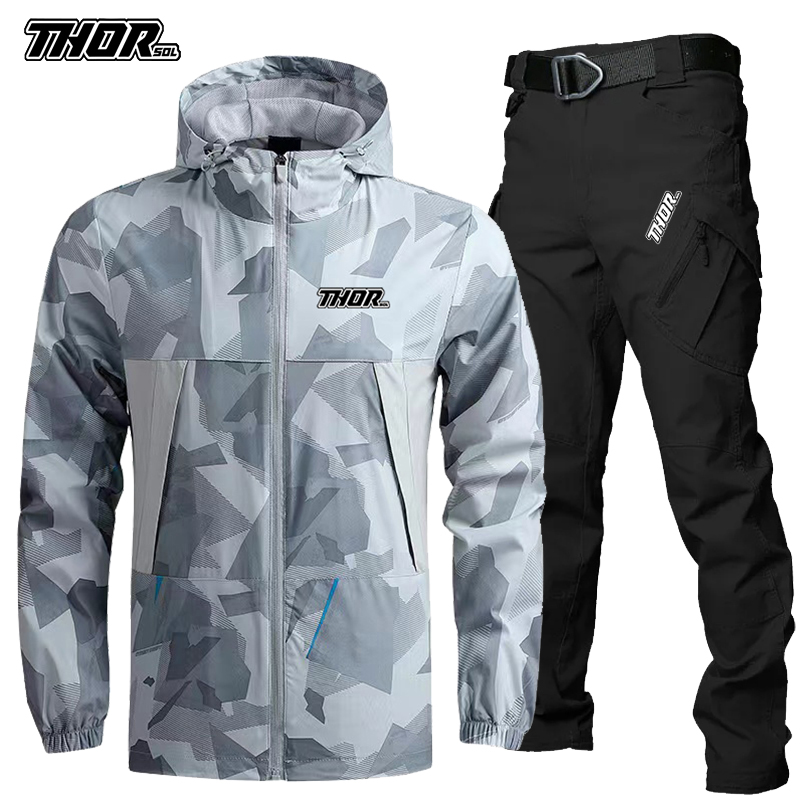 THORSOL Men Cycling Jersey Set - Mountain Biking Outfit ulasan dan harga
