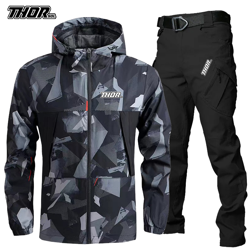 THORSOL Men Cycling Jersey Set - Mountain Biking Outfit ulasan dan harga