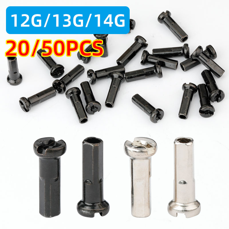 20/50PCS Copper Nipples 14G 13 - Spoke Nipple Brass ulasan dan harga