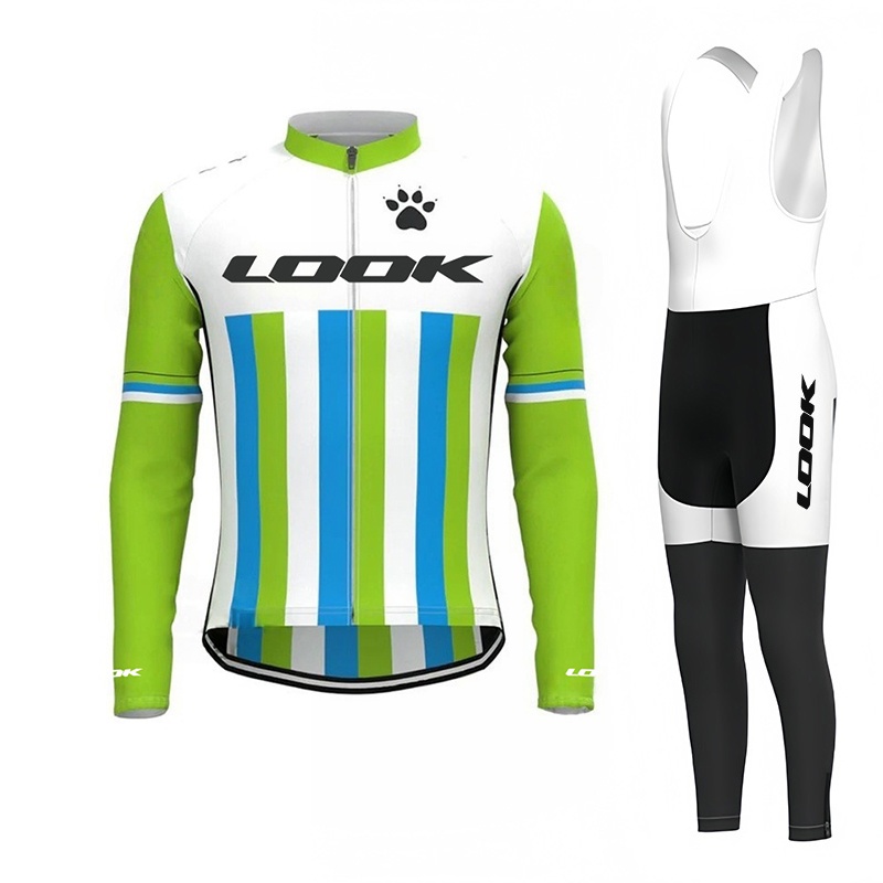 LOOK Cycling Jersey, Men's Lon - Mountain Biking Outfit ulasan dan harga