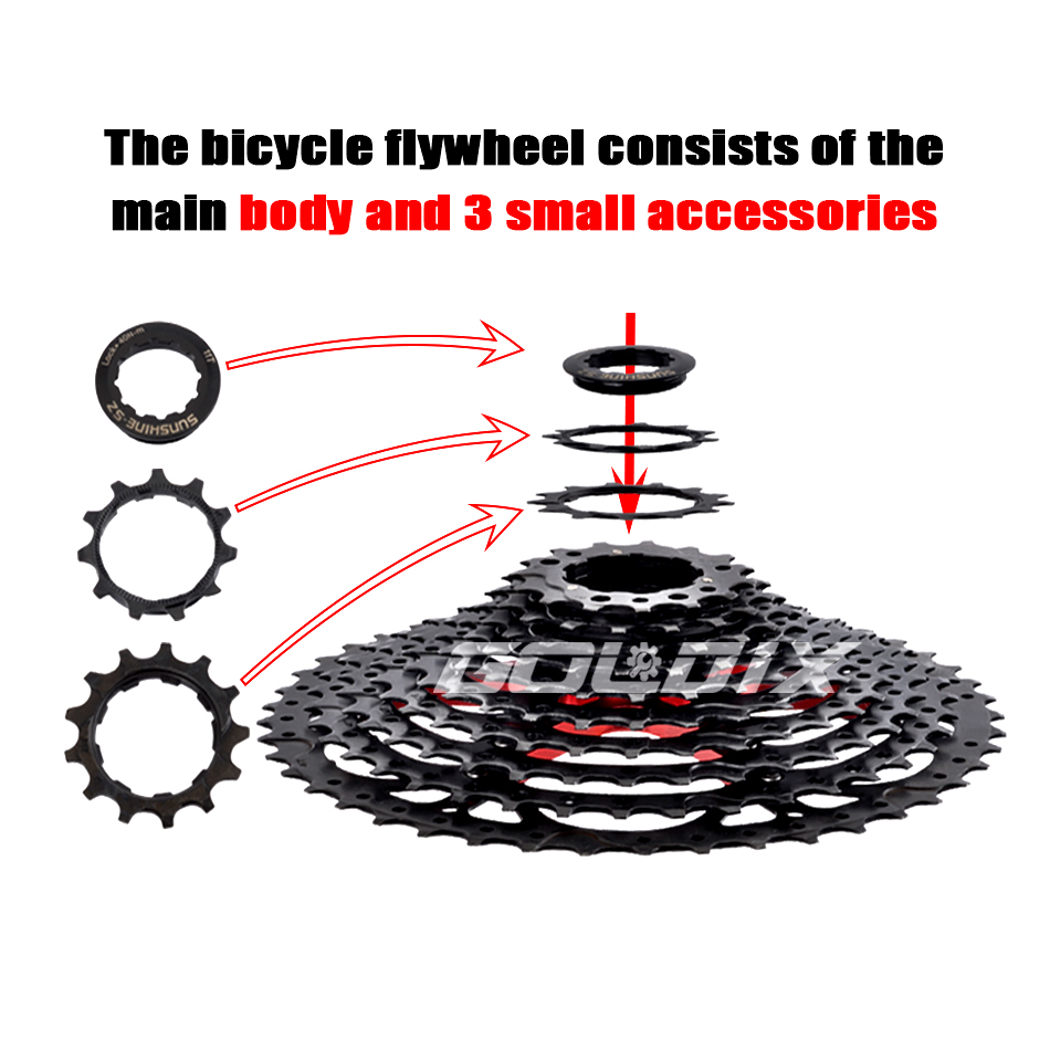 SUNSHINE MTB Cassette 8/9/10/1 - Cassette 11 Speed ulasan dan harga
