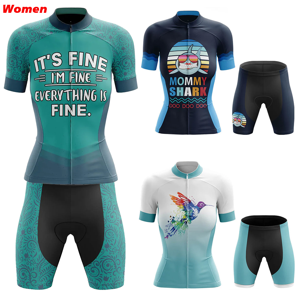 I'm Fine Polyester Cycling Clo - Mountain Biking Outfit ulasan dan harga