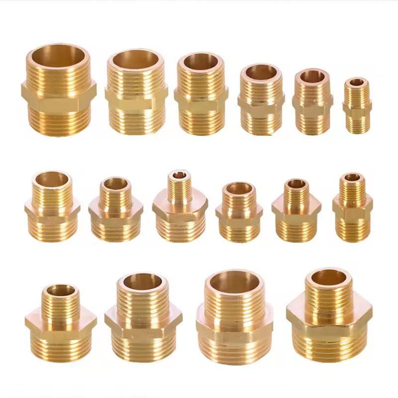 1PCS 1/8 1/4 3/8 1/2 3/4 1 Mal - Spoke Nipple Brass ulasan dan harga