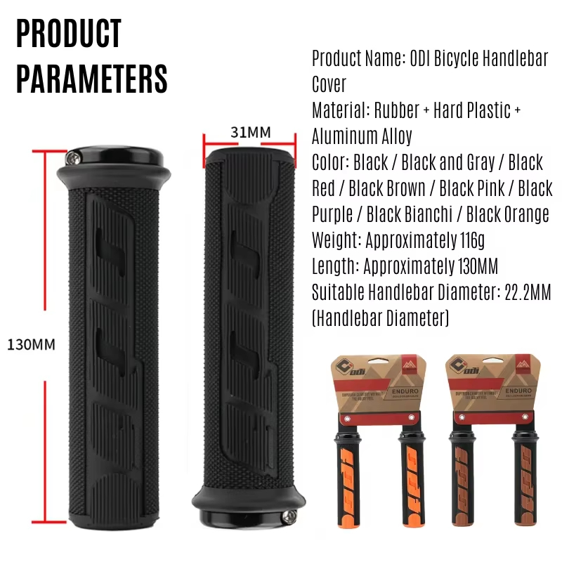 ODI RG98 Rubber Lock-on Handle - Mtb Grip Lock On ulasan dan harga