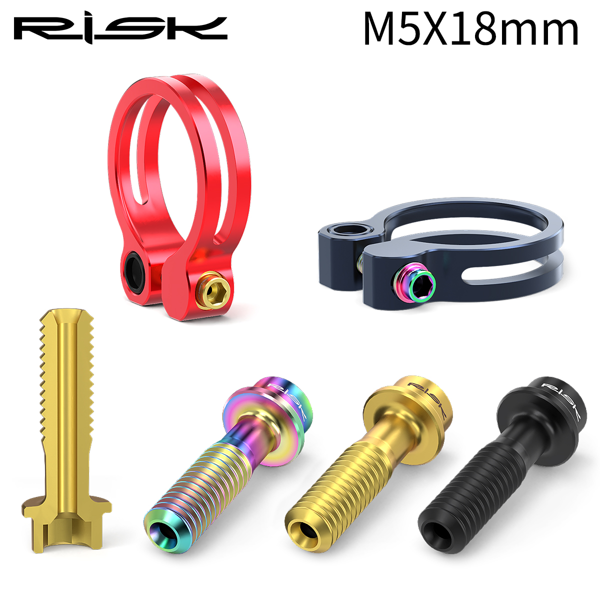 RISK M5x18mm Seat Screws Mount - Mountain Biking Youtube ulasan dan harga